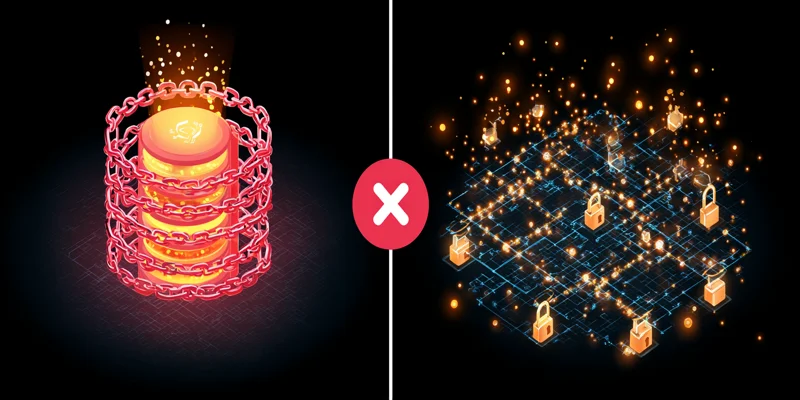 Centralized fragility versus distributed resilience